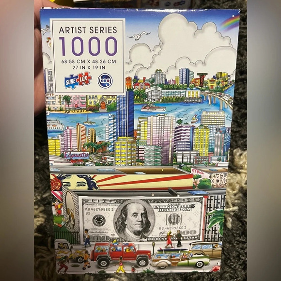 NIB MIAMI... ARTISTICALLY IN THE 305 1000pc Puzzle - Picture 2 of 3
